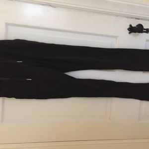 Black Lulu Lemon Straight Legged Paints Sz 6
